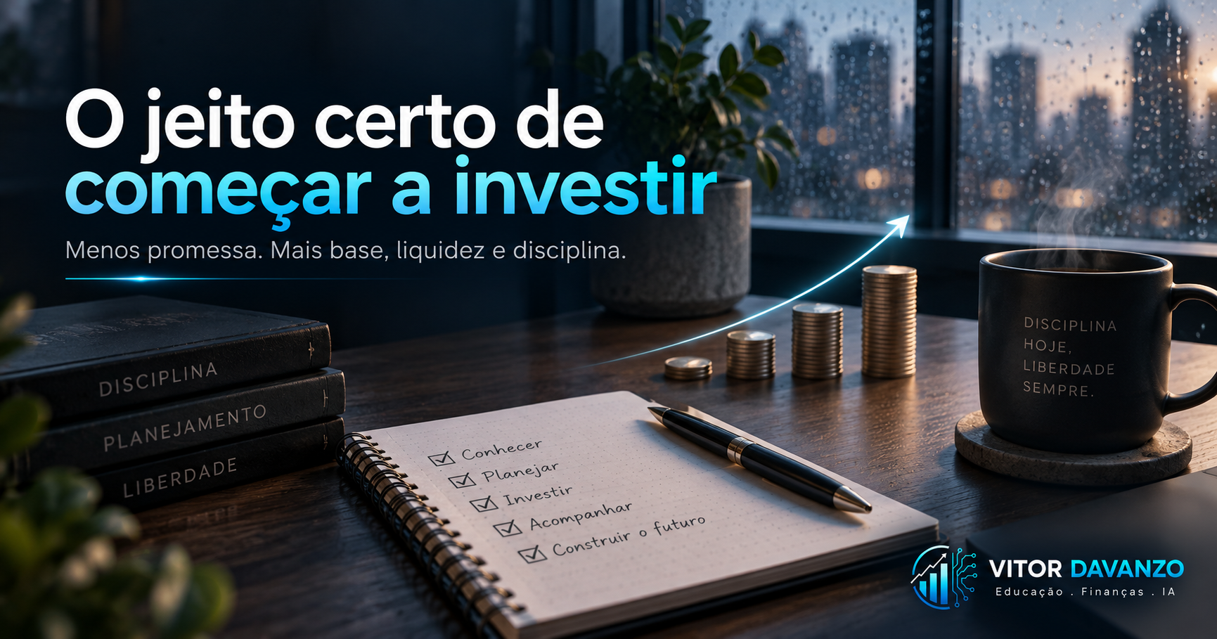 O jeito certo de começar a investir